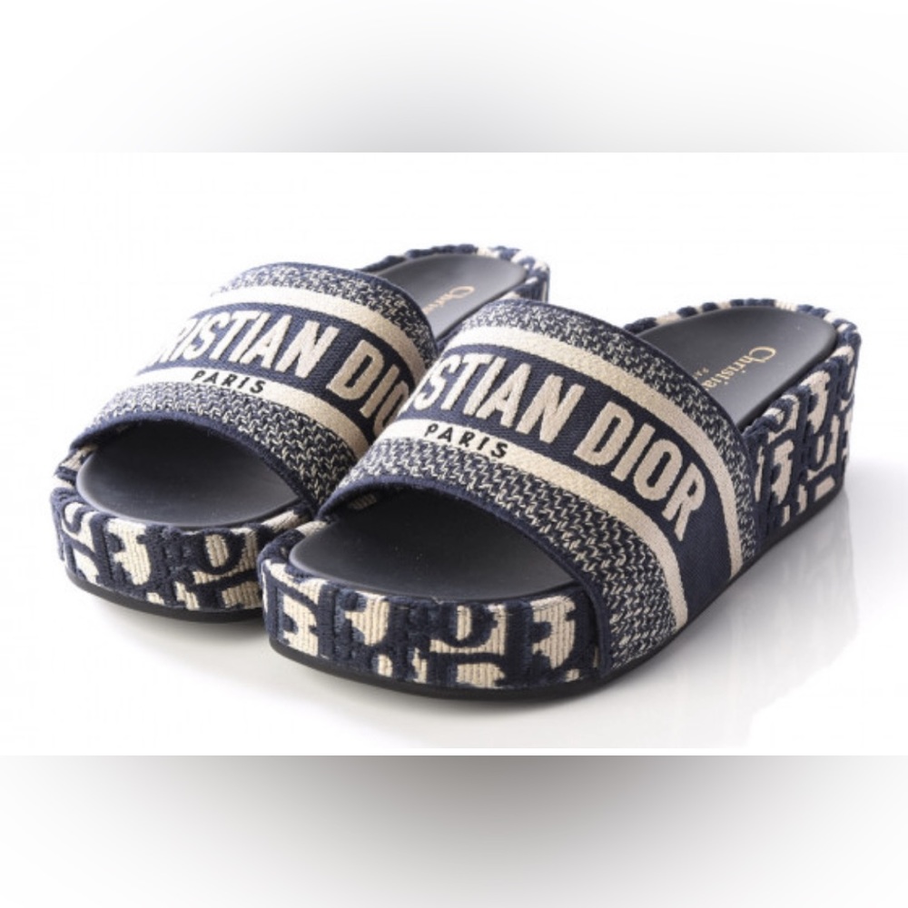Dior Oblique D-Way Platform Sandal